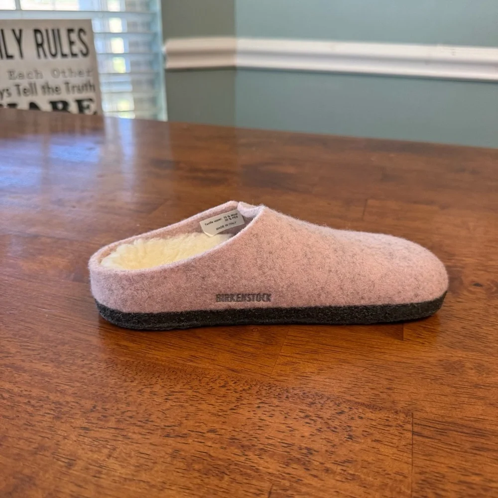 Birkenstock Zermatt Shearling Wool Felt Clog size 2